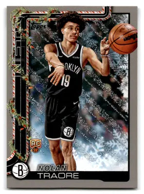 2025-26 Topps Holiday Glitter Holiday #H179 Nolan Traore NM-MT RC Rooki ID:80870 - Basketball Card Single