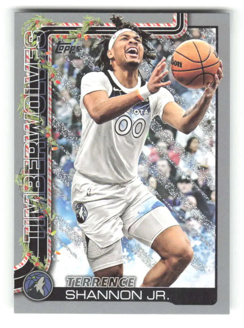 2025-26 Topps Holiday Glitter Holiday #H88 Terrence Shannon Jr. NM-MT T ID:80862 - Basketball Card Single