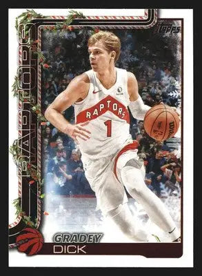 2025-26 Topps Holiday Gradey Dick #H22 Toronto Raptors - Basketball Card Single
