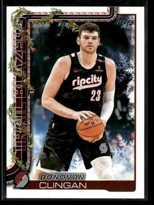 2025-26 Topps Holiday #H100 Donovan Clingan - Basketball Card Single