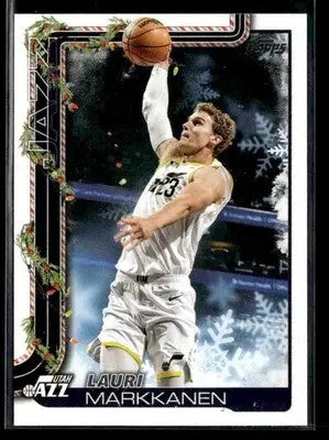 2025-26 Topps Holiday #H101 Lauri Markkanen - Basketball Card Single