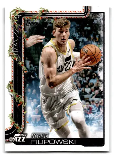 2025-26 Topps Holiday #H104 Kyle Filipowski NM-MT Jazz ID:80916 - Basketball Card Single