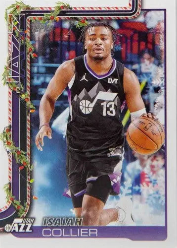 2025-26 Topps Holiday #H105 Isaiah Collier NM-MT Jazz ID:80917 - Basketball Card Single