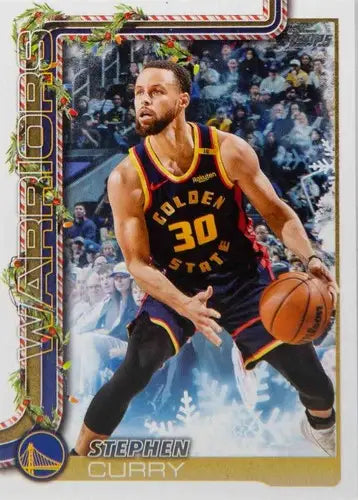 2025-26 Topps Holiday #H106 Stephen Curry NM-MT Warriors ID:80918 ID:80918 - Basketball Card Single
