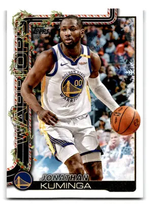 2025-26 Topps Holiday #H109 Jonathan Kuminga NM-MT Warriors ID:79912 - Basketball Card Single