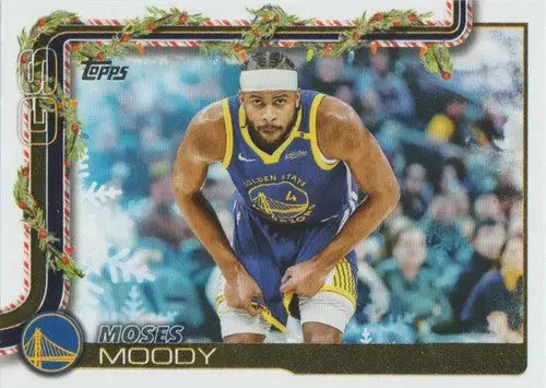 2025-26 Topps Holiday #H111 Moses Moody NM-MT Warriors ID:80961 - Basketball Card Single