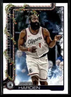 2025-26 Topps Holiday #H113 James Harden Base Los Angeles Clippers - Basketball Card Single