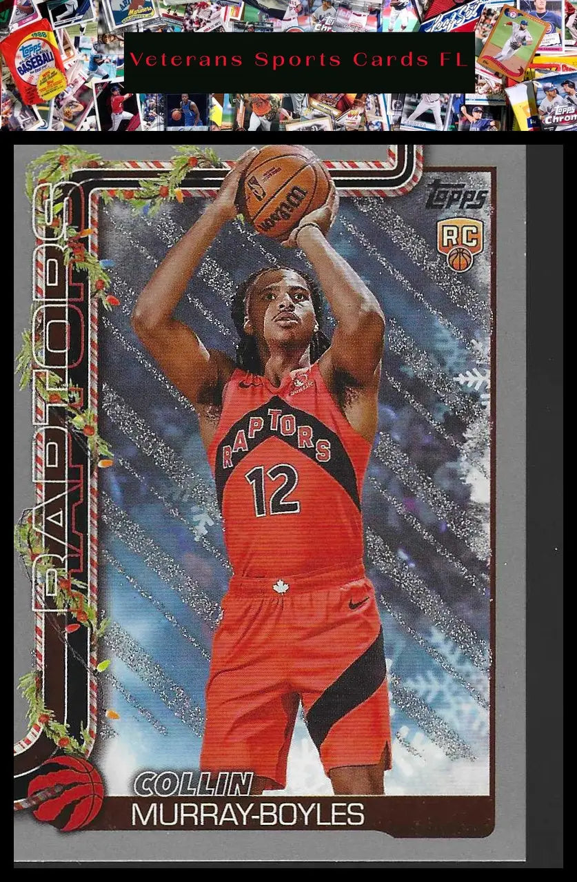 2025-26 Topps Holiday #H114 Norman Powell Glitter Holiday - Basketball Card Single