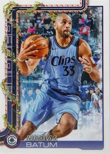 2025-26 Topps Holiday #H116 Nicolas Batum NM-MT Clippers ID:80965 - Basketball Card Single