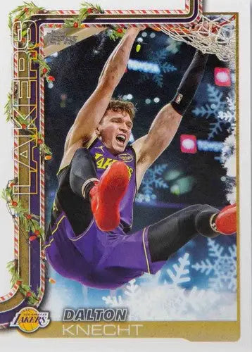 2025-26 Topps Holiday #H122 Dalton Knecht NM-MT Lakers ID:80970 - Basketball Card Single