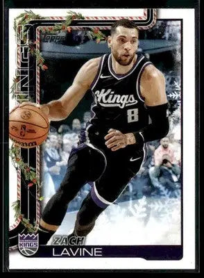 2025-26 Topps Holiday #H130 Zach LaVine Base Sacramento Kings - Basketball Card Single