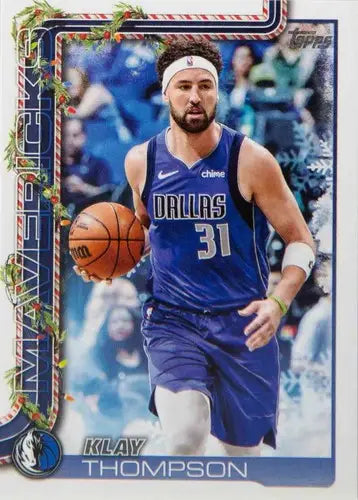2025-26 Topps Holiday #H137 Klay Thompson NM-MT Mavericks ID:80979 - Basketball Card Single