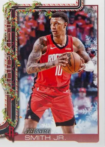 2025-26 Topps Holiday #H142 Jabari Smith Jr. NM-MT Rockets ID:80982 - Basketball Card Single