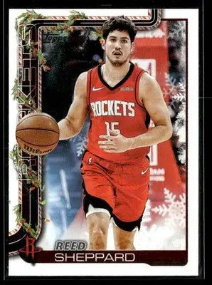 2025-26 Topps Holiday #H143 Reed Sheppard - Basketball Card Single