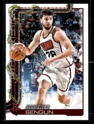 2025-26 Topps Holiday #H145 Alperen Sengun - Basketball Card Single