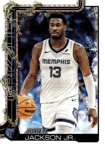 2025-26 Topps Holiday #H148 Jaren Jackson Jr. NM-MT Grizzlies ID:80362 - Basketball Card Single