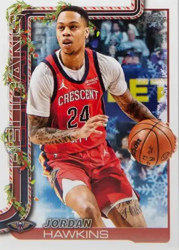 2025-26 Topps Holiday #H151 Jordan Hawkins NM-MT Pelicans ID:80986 - Basketball Card Single