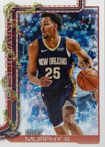 2025-26 Topps Holiday #H152 Trey Murphy III NM-MT Pelicans ID:80987 - Basketball Card Single