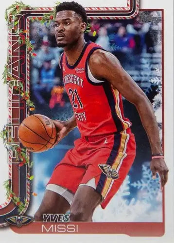 2025-26 Topps Holiday #H153 Yves Missi NM-MT Pelicans ID:80988 - Basketball Card Single