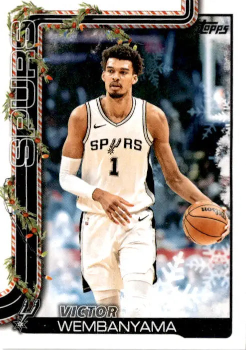 2025-26 Topps Holiday #H156 Victor Wembanyama - Basketball Card Single