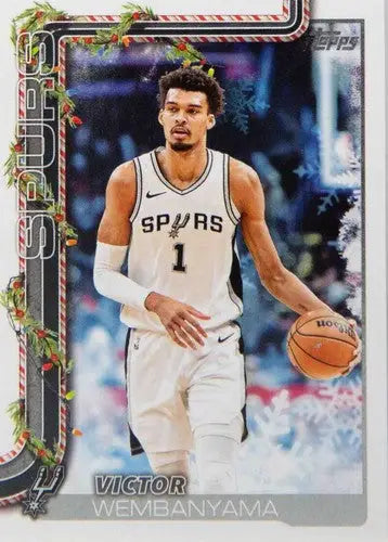 2025-26 Topps Holiday #H156 Victor Wembanyama NM-MT Spurs ID:80990 - Basketball Card Single