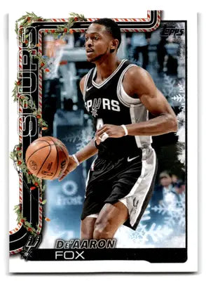 2025-26 Topps Holiday #H157 De’Aaron Fox NM-MT Spurs ID:80991 - Basketball Card Single