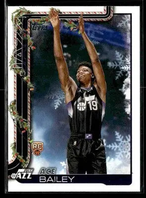 2025-26 Topps Holiday #H165 Ace Bailey - Basketball Card Single