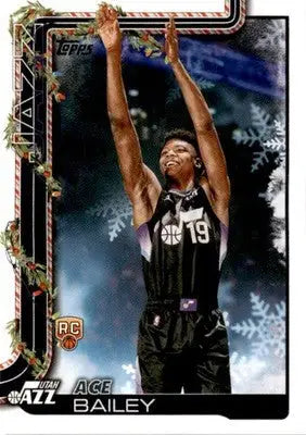 2025-26 Topps Holiday #H165 Ace Bailey - Basketball Card Single