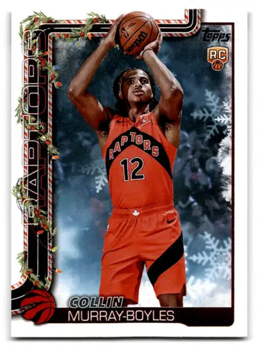 2025-26 Topps Holiday #H169 Collin Murray-Boyles NM-MT RC Rookie Raptor ID:79914 - Basketball Card Single