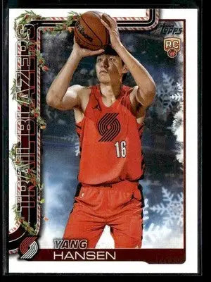 2025-26 Topps Holiday #H176 Yang Hansen - Basketball Card Single