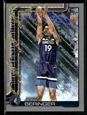 2025-26 Topps Holiday #H177 Joan Beringer Glitter Holiday - Basketball Card Single
