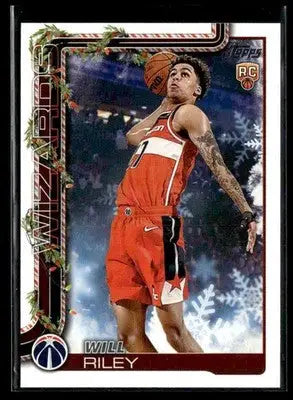 2025-26 Topps Holiday #H181 Will Riley - Basketball Card Single