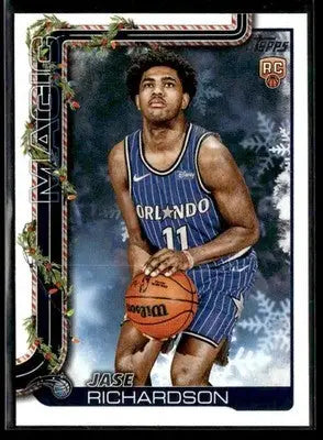 2025-26 Topps Holiday #H185 Jase Richardson - Basketball Card Single
