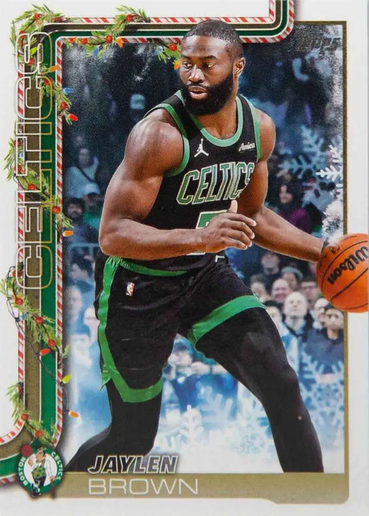 2025-26 Topps Holiday #H2 Jaylen Brown NM-MT Celtics ID:80707 - Basketball Card Single