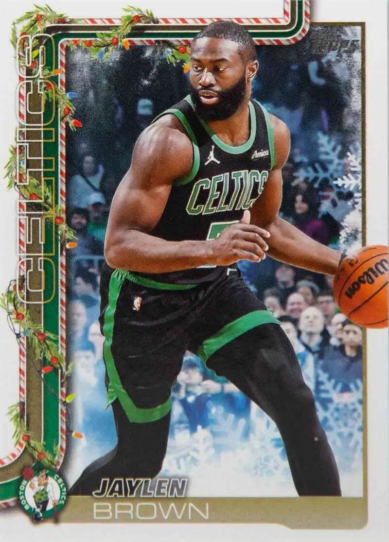 2025-26 Topps Holiday #H2 Jaylen Brown NM-MT Celtics ID:80707 - Basketball Card Single