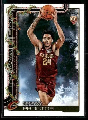 2025-26 Topps Holiday #H200 Tyrese Proctor Base RC Cleveland Cavaliers - Basketball Card Single
