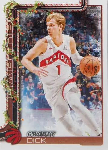 2025-26 Topps Holiday #H22 Gradey Dick NM-MT Raptors ID:80722 - Basketball Card Single