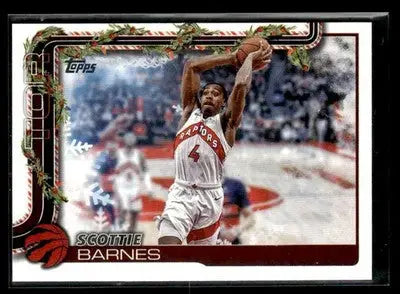 2025-26 Topps Holiday #H25 Scottie Barnes - Basketball Card Single