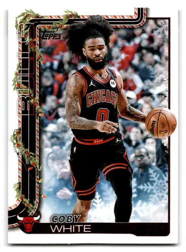 2025-26 Topps Holiday #H27 Coby White NM-MT Bulls ID:80054 - Basketball Card Single