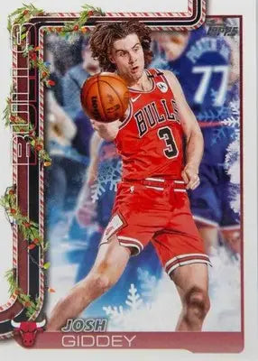 2025-26 Topps Holiday #H28 Josh Giddey NM-MT Bulls ID:80725 - Basketball Card Single
