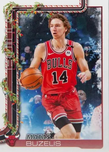 2025-26 Topps Holiday #H30 Matas Buzelis NM-MT Bulls ID:80727 - Basketball Card Single
