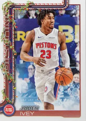 2025-26 Topps Holiday #H37 Jaden Ivey NM-MT Pistons ID:80732 - Basketball Card Single