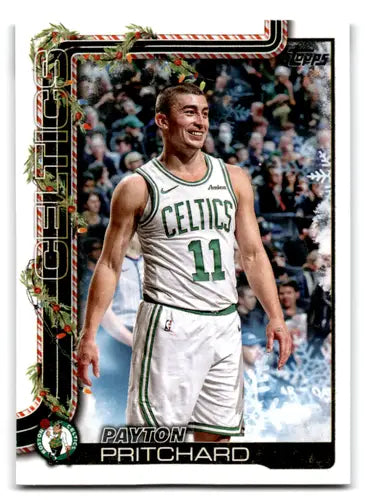 2025-26 Topps Holiday #H4 Payton Pritchard NM-MT Celtics ID:79904 - Basketball Card Single