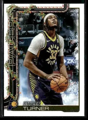 2025-26 Topps Holiday #H40 Myles Turner - Basketball Card Single