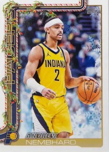 2025-26 Topps Holiday #H42 Andrew Nembhard NM-MT Pacers ID:80736 - Basketball Card Single