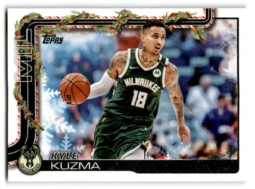 2025-26 Topps Holiday #H45 Kyle Kuzma NM-MT Bucks ID:80066 - Basketball Card Single