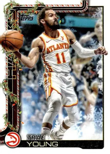 2025-26 Topps Holiday #H48 Trae Young NM-MT Hawks ID:80356 - Basketball Card Single