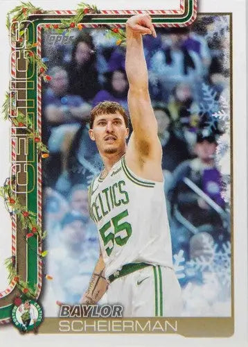 2025-26 Topps Holiday #H5 Baylor Scheierman NM-MT Celtics ID:80708 - Basketball Card Single