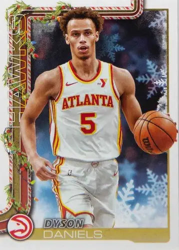 2025-26 Topps Holiday #H51 Dyson Daniels NM-MT Hawks ID:80739 - Basketball Card Single
