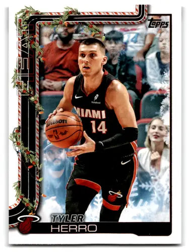 2025-26 Topps Holiday #H58 Tyler Herro NM-MT Heat ID:80067 - Basketball Card Single